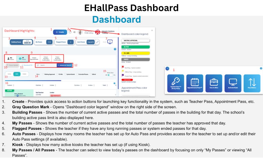 EHallPass Dashboard